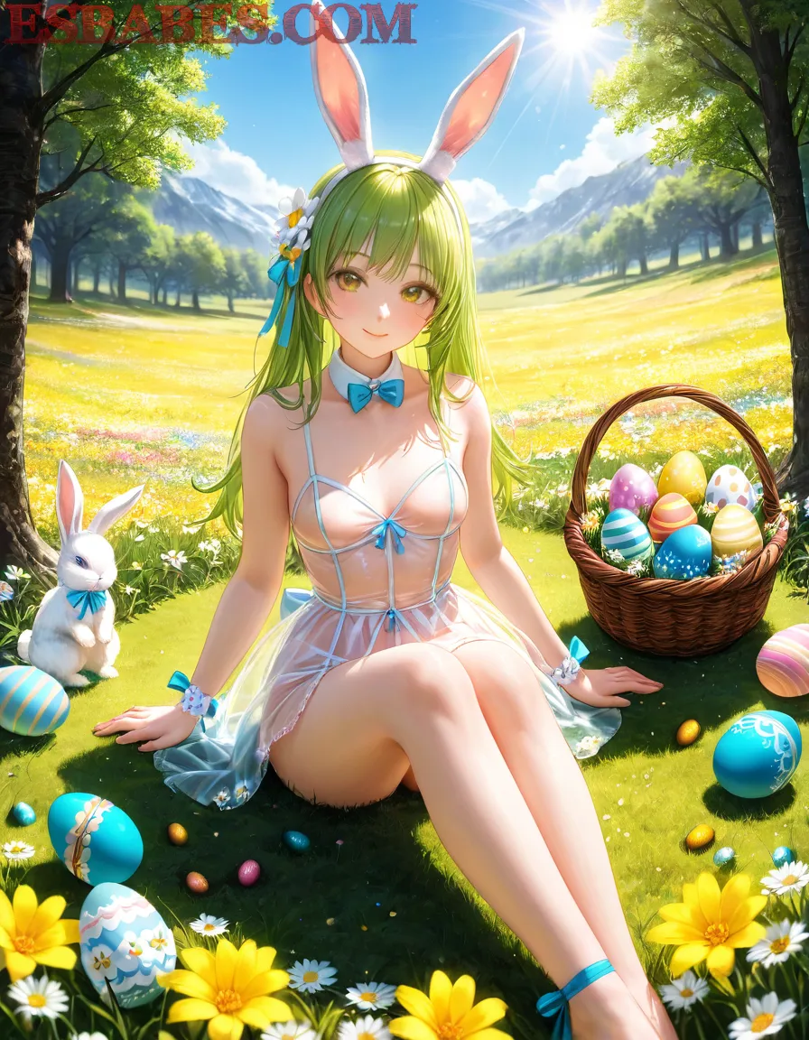 Arte ilustración increíble de Anime Eren Yeager Chainsaw Man Kemonomimi Moe generado por IA