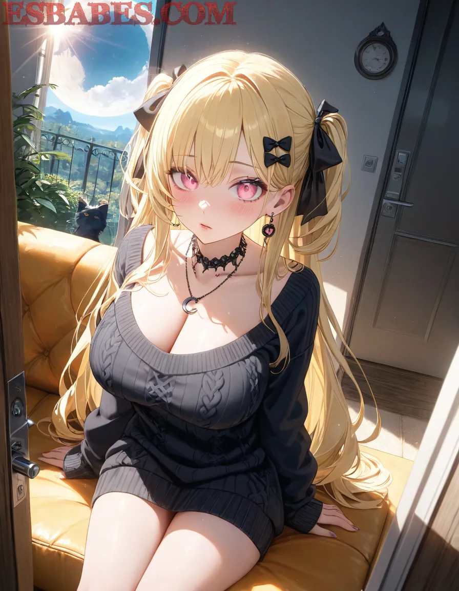 Arte ilustración increíble de Anime Frieren Anime Series Reverse Harem Maid generado por IA