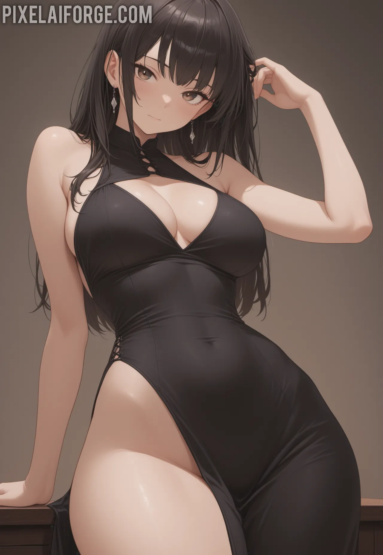 Arte ilustración increíble de Anime Games Anime Edit Isekai Amv Shoujo Ai generado por IA