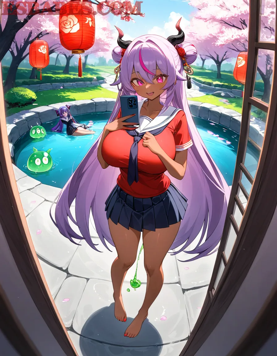 Arte ilustración increíble de Anime Games Oshi No Ko Goku Chainsaw Man Anime News generado por IA