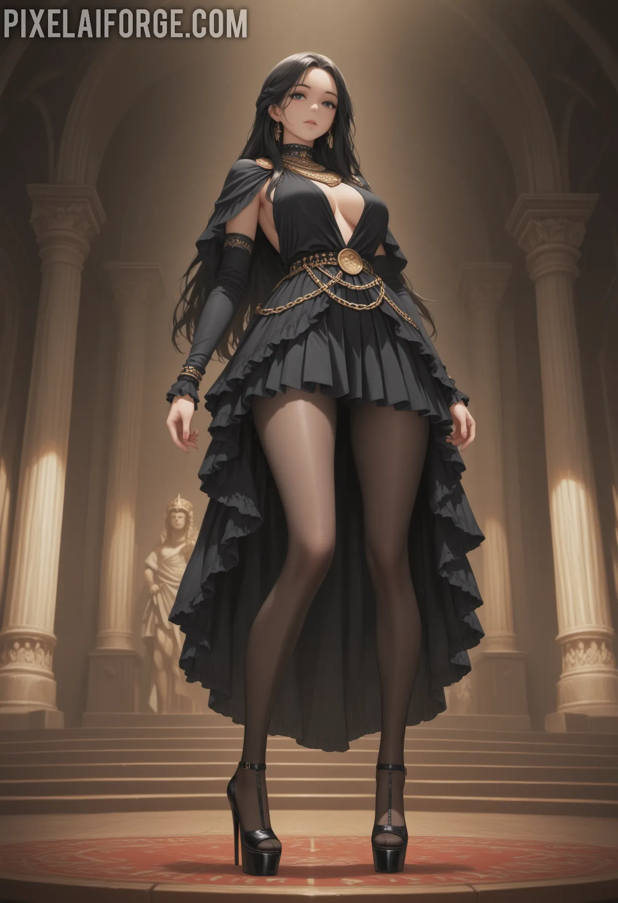 Arte ilustración increíble de Anime Girl Anime Characters Neon Genesis Evangelion Kawaii Catgirl generado por IA