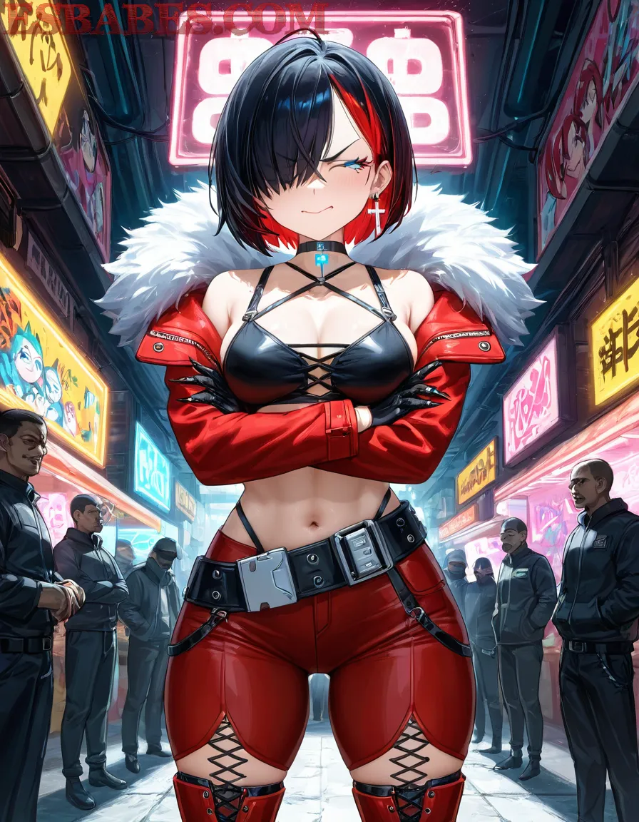 Arte ilustración increíble de Anime Girl Cowboy Bebop Shojo New Anime Ecchi generado por IA