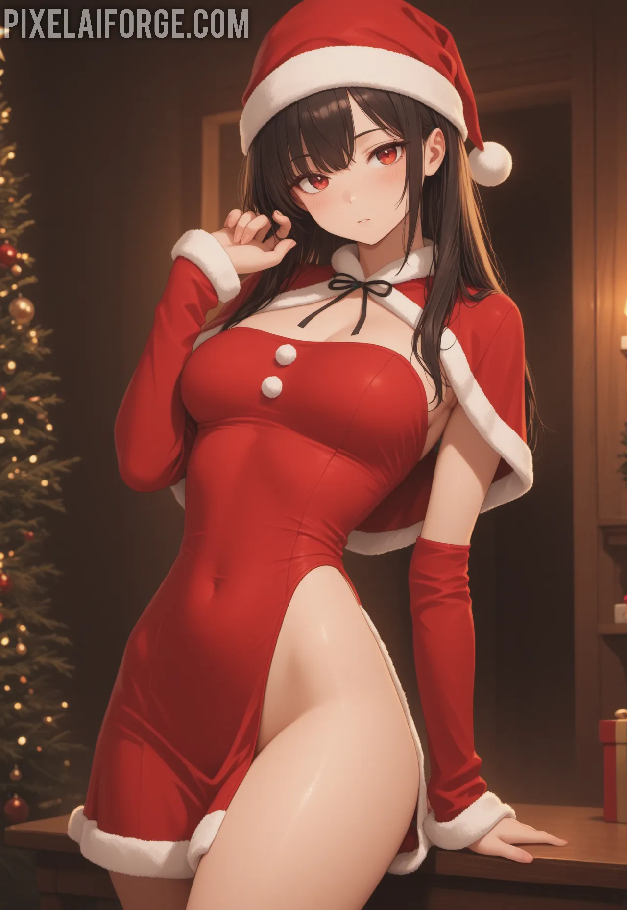 Arte ilustración increíble de Anime Girl Demon Slayer Goku Luffy Shounen Ai generado por IA