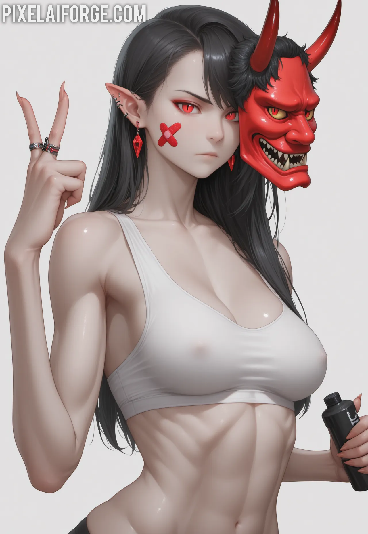 Arte ilustración increíble de Anime Girl Free Anime Yoasobi Samurai Champloo Eroge generado por IA