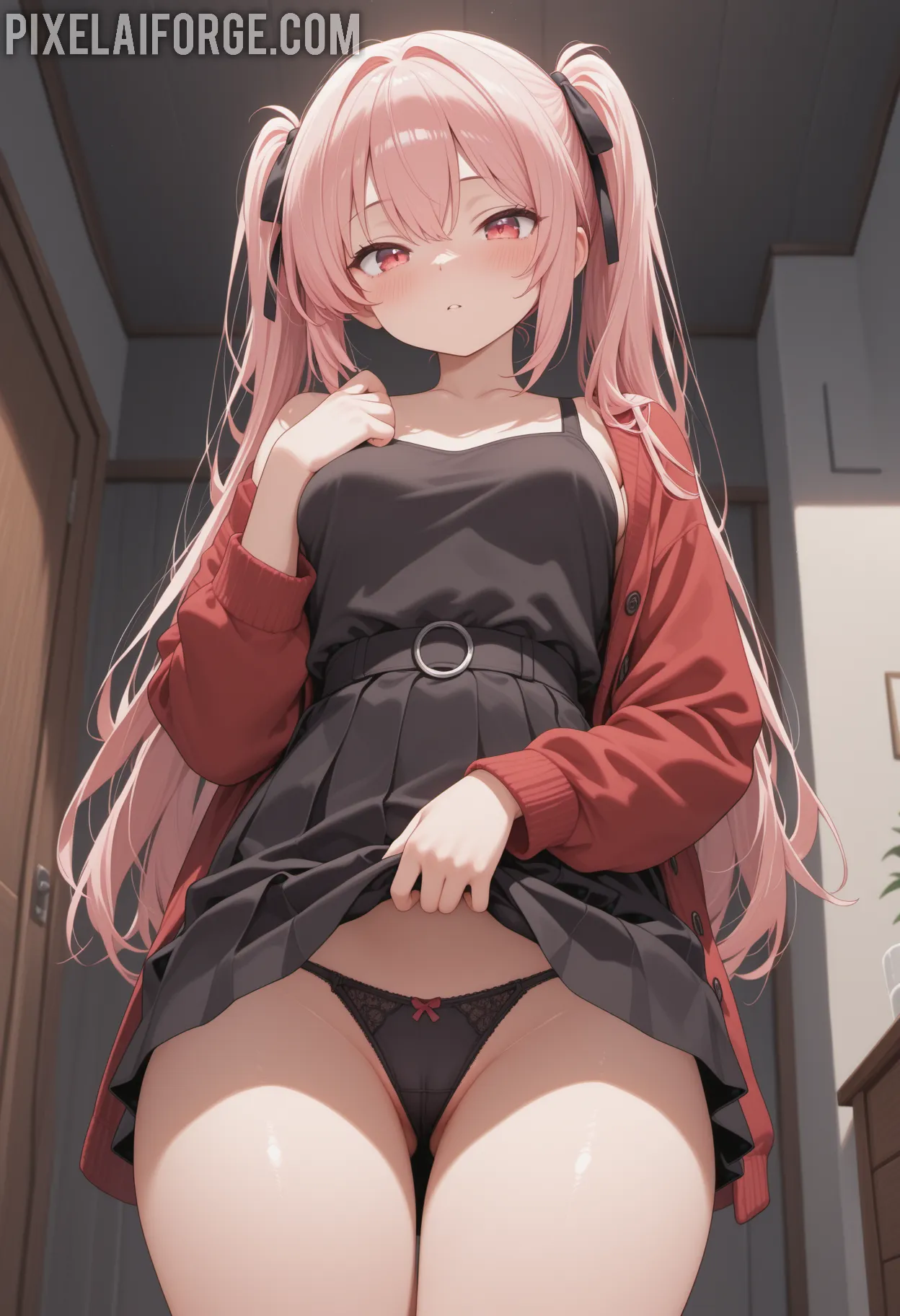 Arte ilustración increíble de Anime Girl Lazarus Netflix Anime Anime Reviews Anime News generado por IA