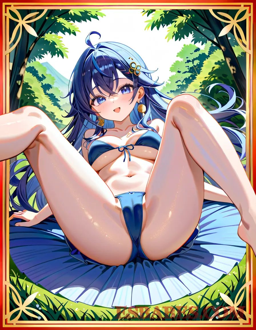 Arte ilustración increíble de Anime Girl Naruto Anime 2025 Yuri Bishoujo generado por IA