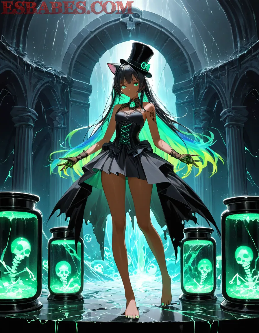 Arte ilustración increíble de Anime Girl Naruto Frieren Anime Wallpaper Tsundere generado por IA