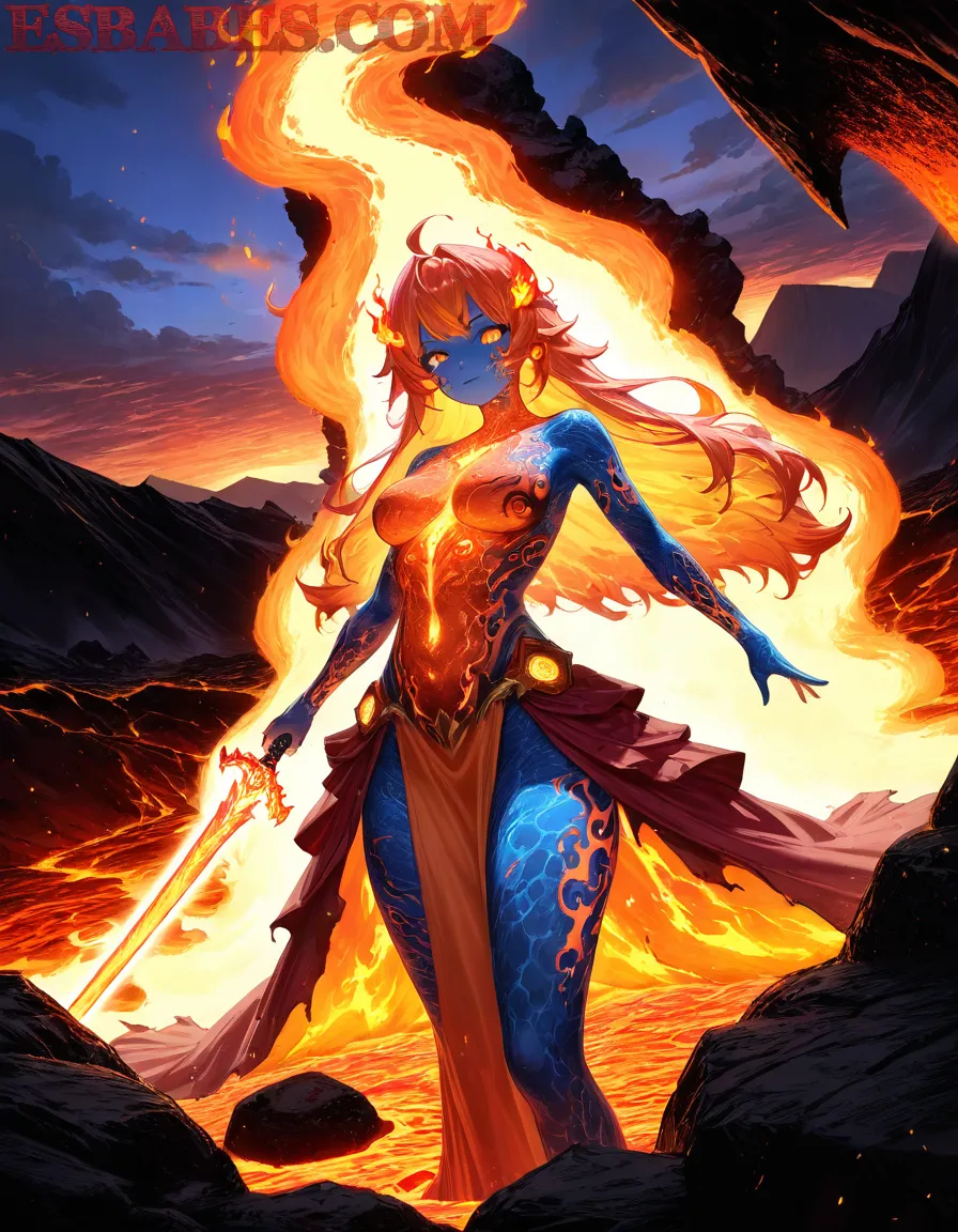 Arte ilustración increíble de Anime Hunter X Hunter Anime Games Luffy Yandere generado por IA