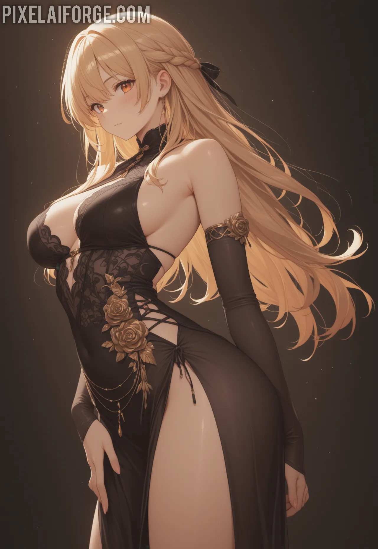 Arte ilustración increíble de Anime List Amv Bara Yandere Anime Ero generado por IA