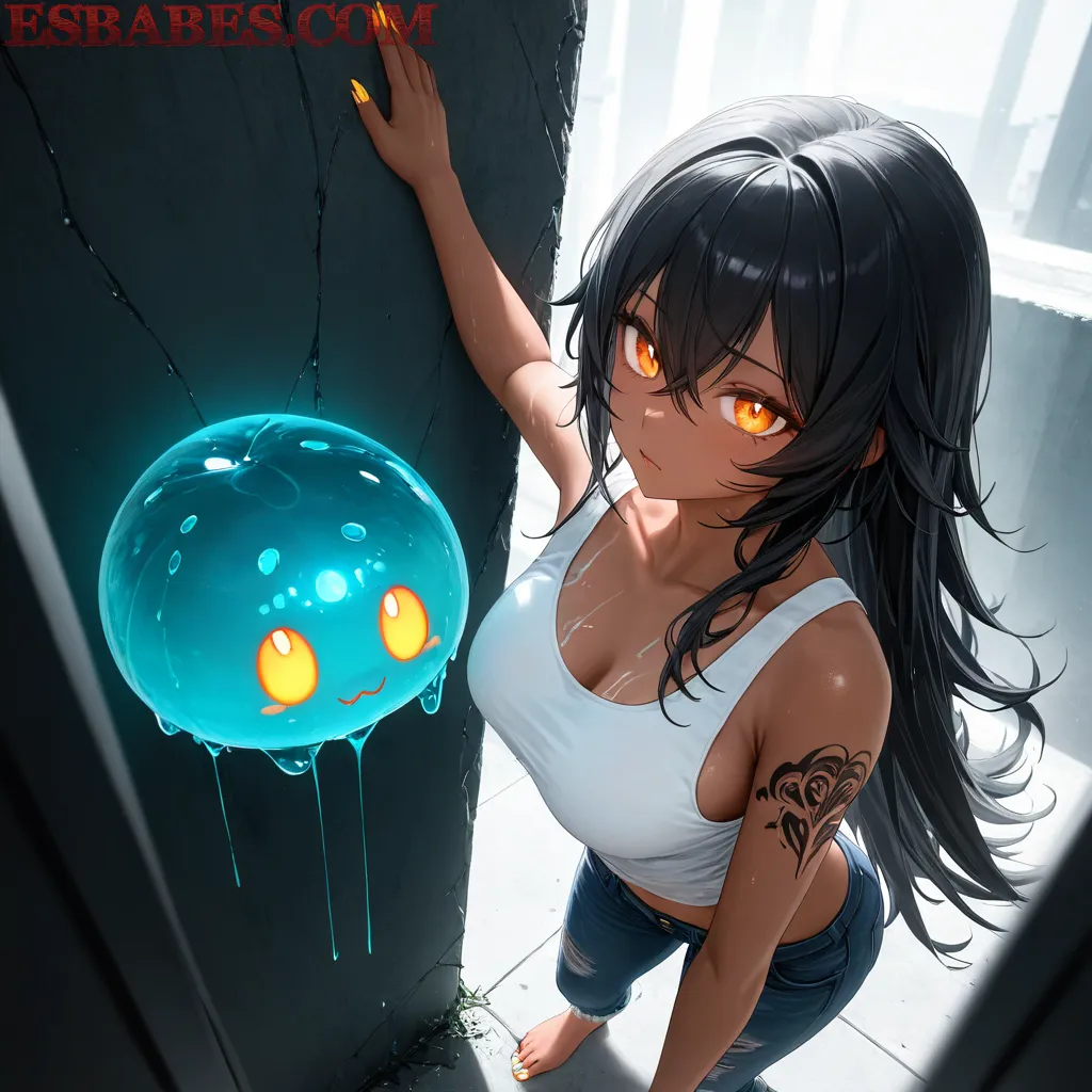 Arte ilustración increíble de Anime Mashle Anime Girl My Hero Academia Funimation generado por IA