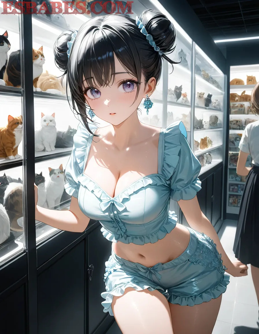 Arte ilustración increíble de Anime Movies Anime Games Cosplay Samurai Champloo Maid generado por IA