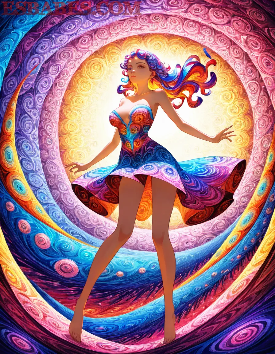 Arte ilustración increíble de Anime Movies Demon Slayer Anime Opening Blue Box Steins Gate generado por IA