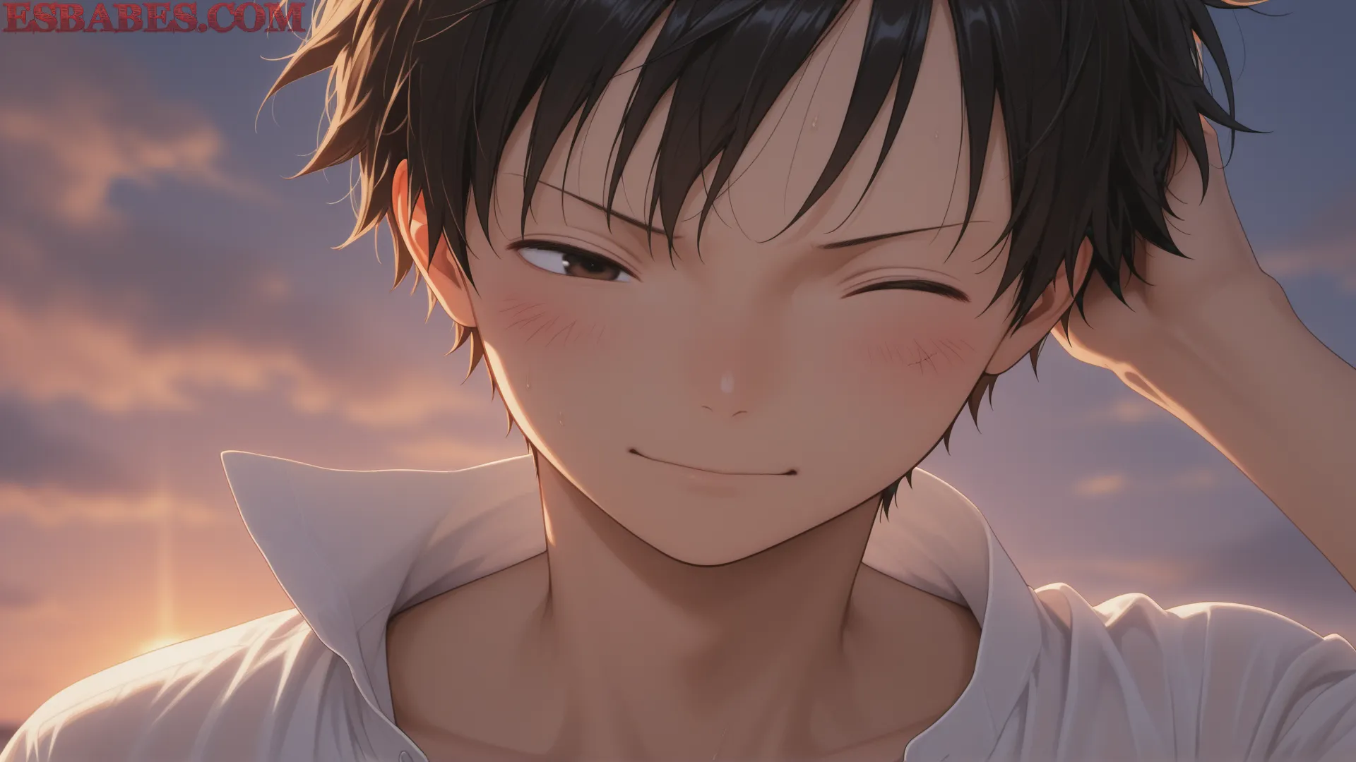 Arte ilustración increíble de Anime Movies Hentai Eren Yeager Vinland Saga Fan Service generado por IA