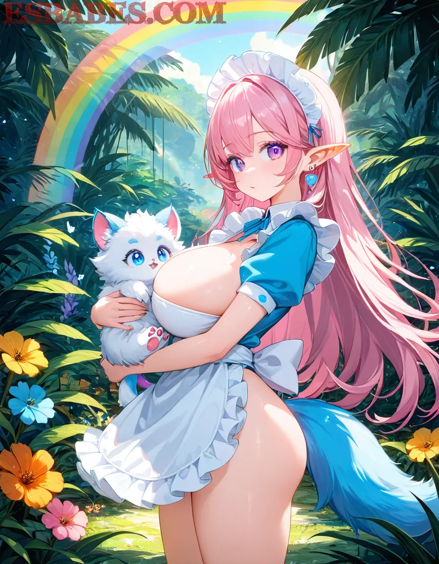 Arte ilustración increíble de Anime Music Yaoi Oppai Moe Senpai generado por IA