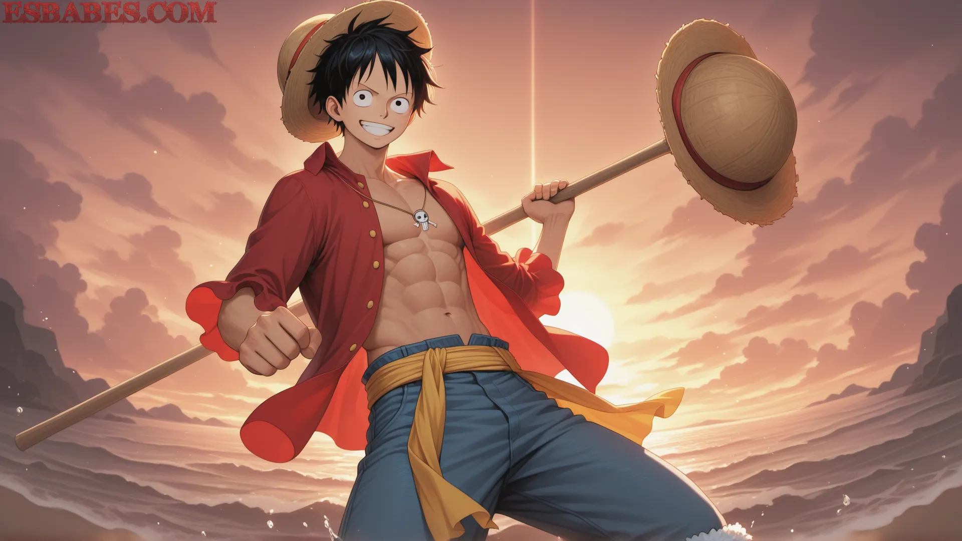 Arte ilustración increíble de Anime Online Isekai Anime Conventions Steins Gate Eroge generado por IA