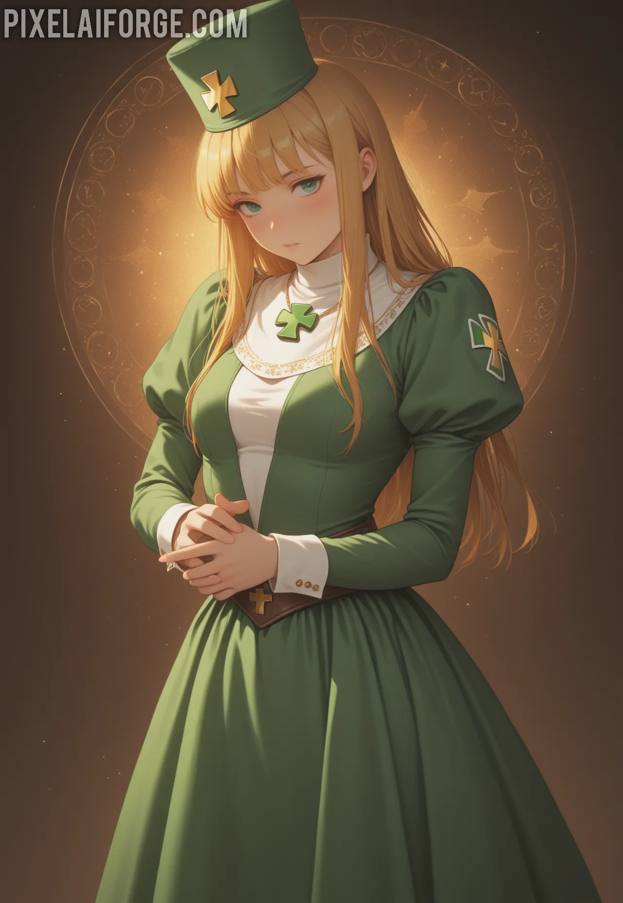 Arte ilustración increíble de Anime Online Naruto New Anime Yuri Reverse Harem generado por IA