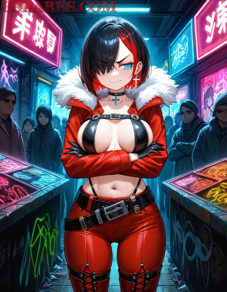 Arte ilustración increíble de Anime Opening Eroge Harem Tentacle Senpai generado por IA