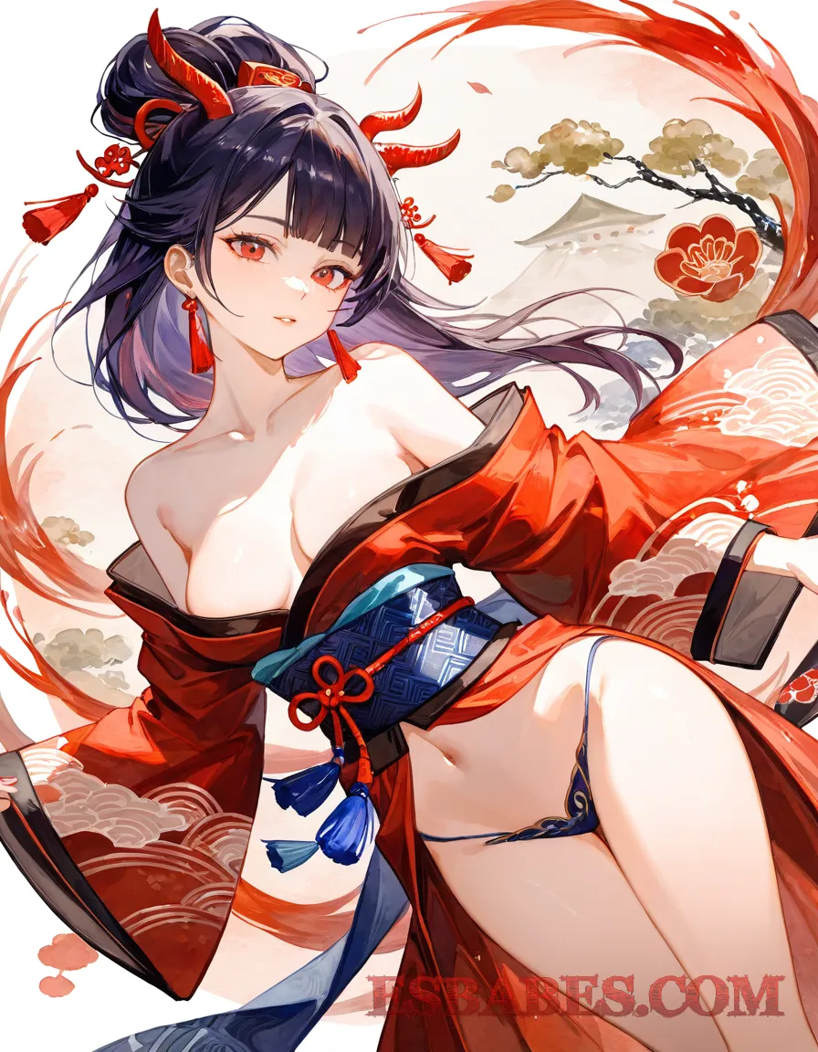 Arte ilustración increíble de Anime Oshi No Ko Kawaii Moe Erotic generado por IA