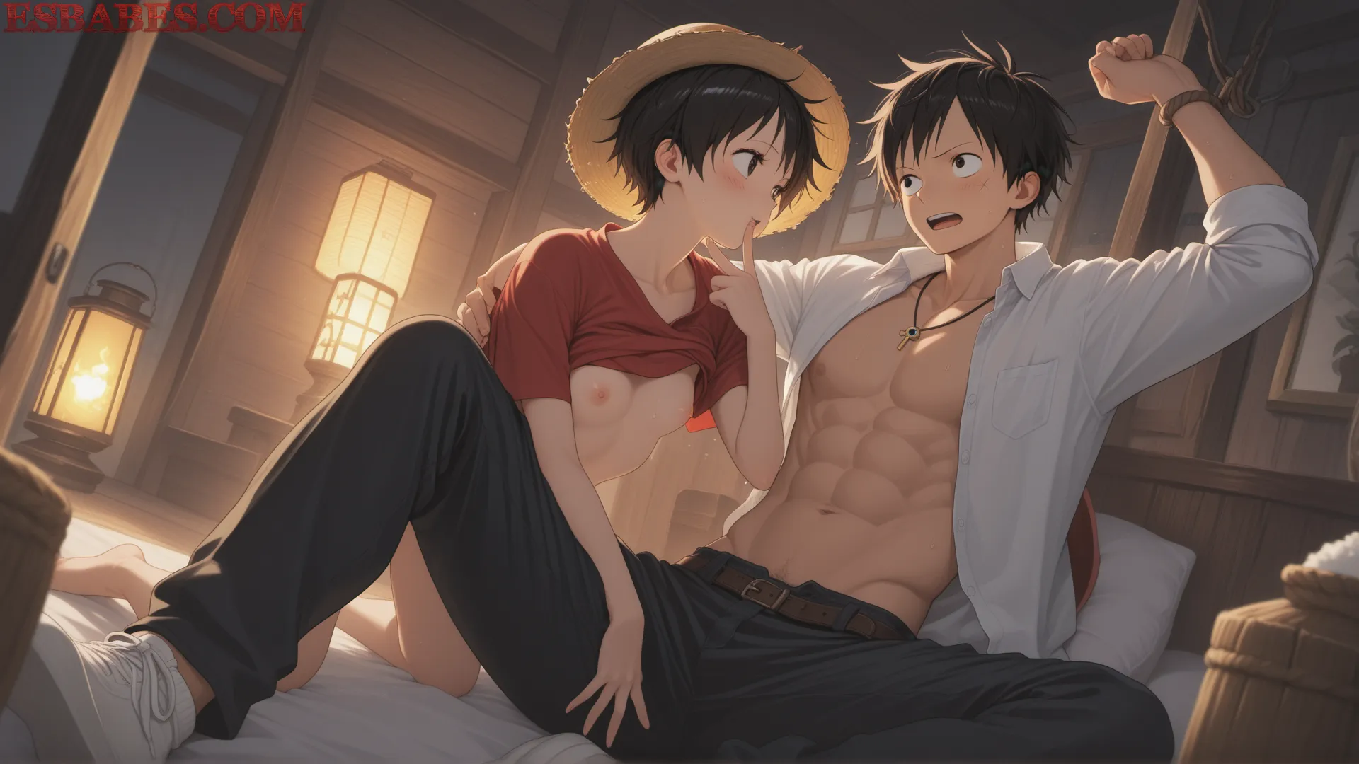 Arte ilustración increíble de Anime Season Anime Opening Lazarus Anime Music Shounen Ai generado por IA