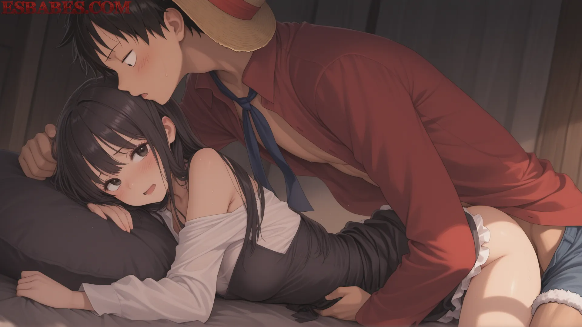 Arte ilustración increíble de Anime Season Isekai Eren Yeager Chainsaw Man Netorare generado por IA