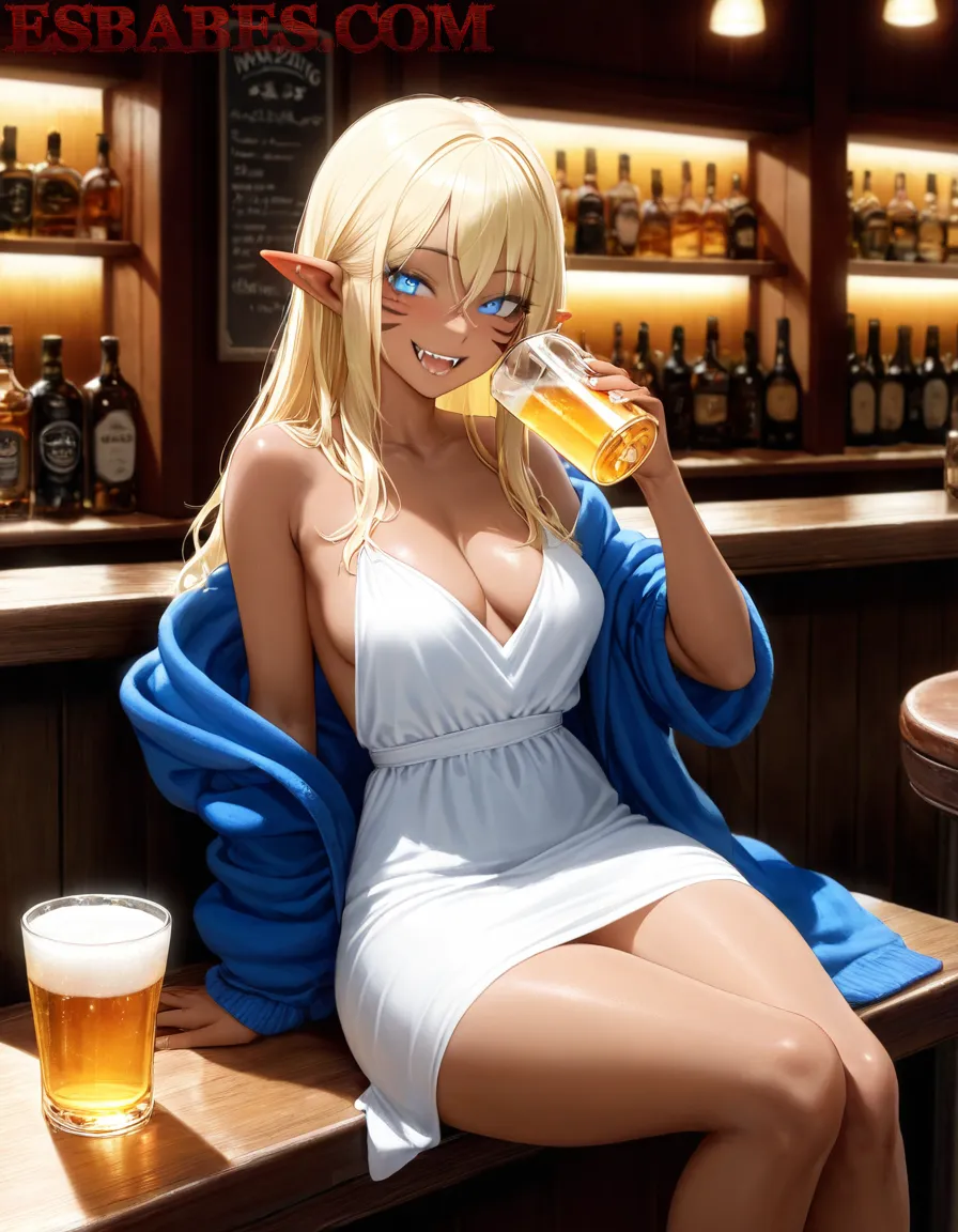 Arte ilustración increíble de Anime Seinen Ecchi Tsundere Maid generado por IA