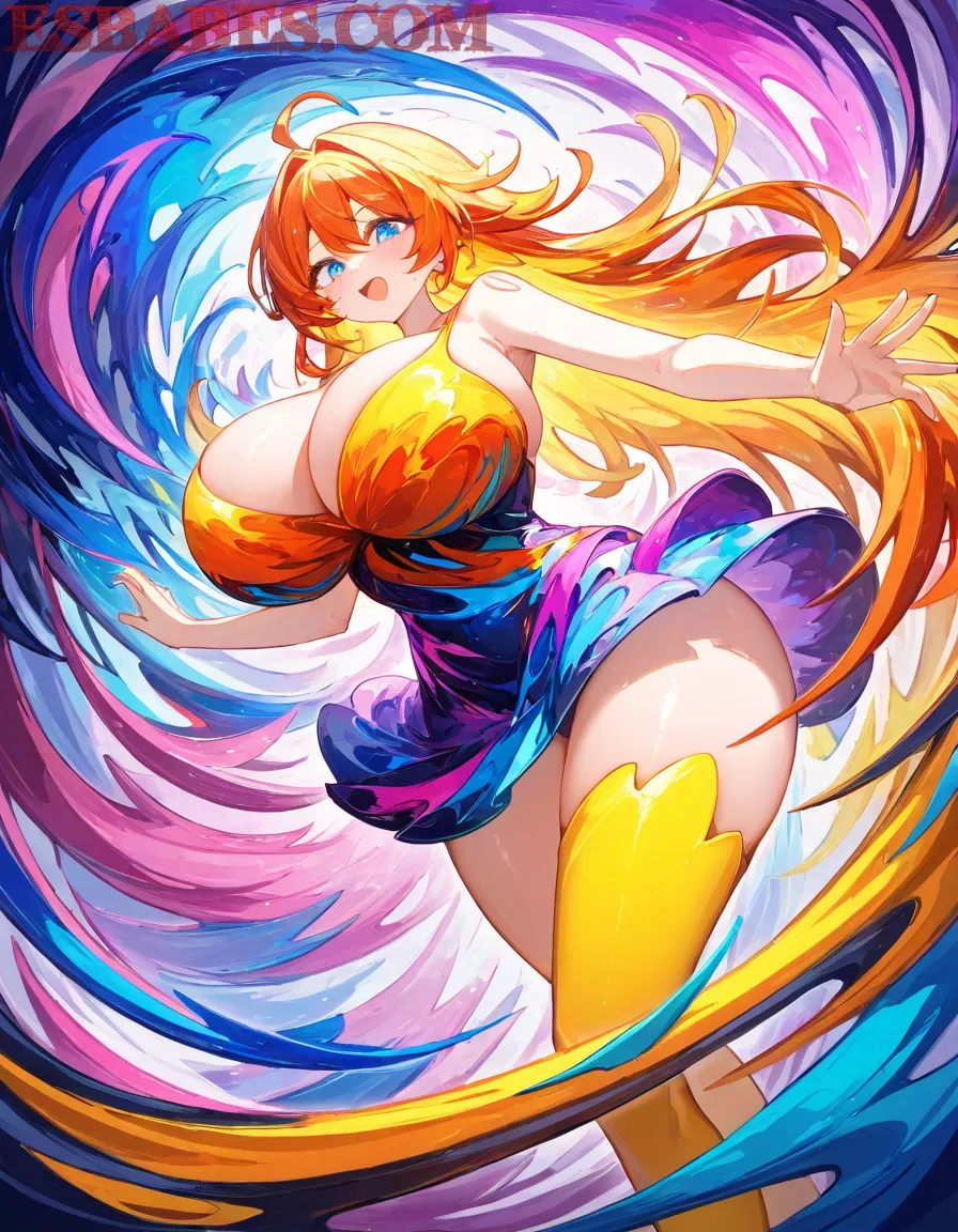 Arte ilustración increíble de Anime Series Anime Merch Fan Service Tsundere Yandere generado por IA