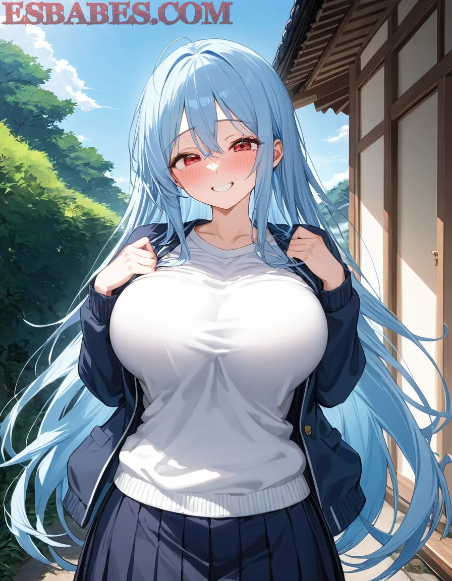 Arte ilustración increíble de Anime Series Yuri Oppai Eroge Erotic generado por IA