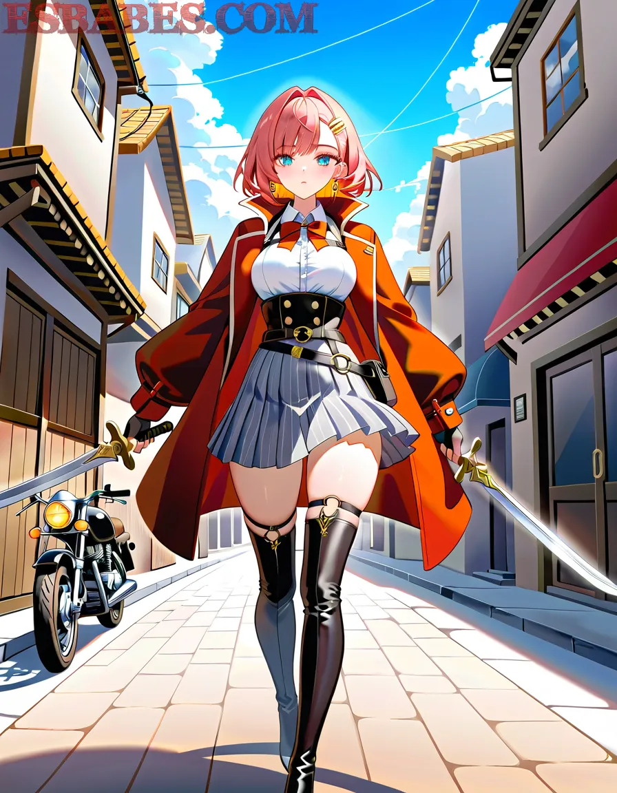 Arte ilustración increíble de Anime Solo Leveling Naruto Anime Expo Kemonomimi generado por IA