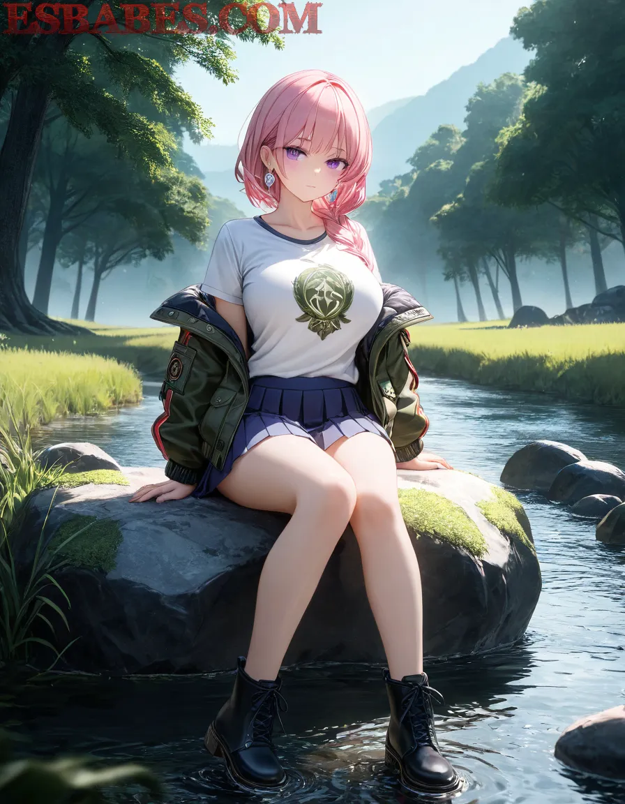 Arte ilustración increíble de Apothecary Diaries Anime Girl Bleach Hidive Death Note generado por IA