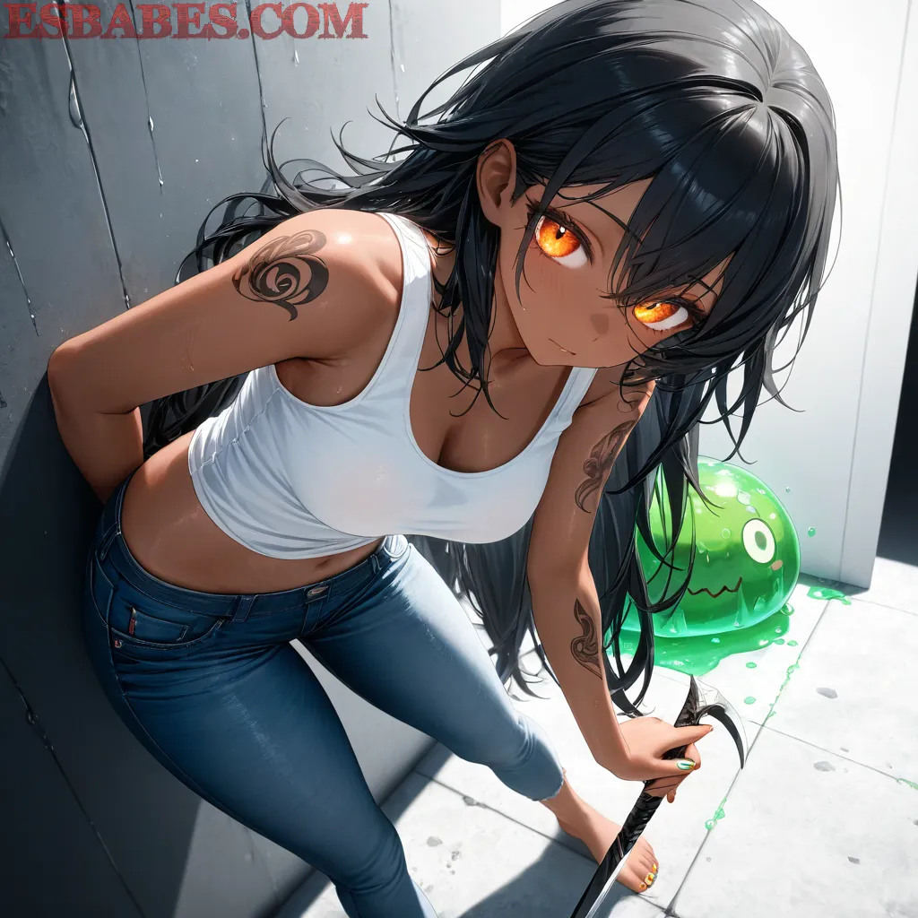 Arte ilustración increíble de Apothecary Diaries Anime Girl Blue Box Lazarus Hidive generado por IA