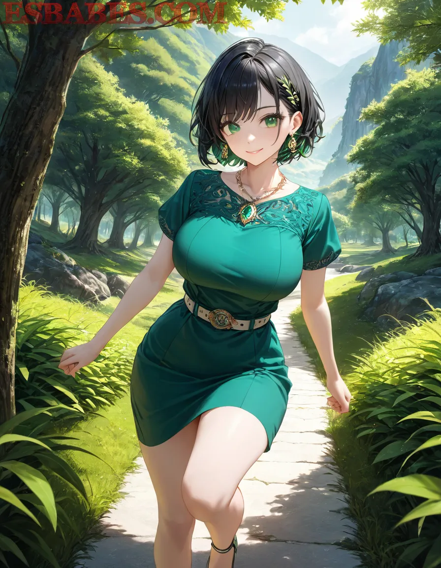 Arte ilustración increíble de Apothecary Diaries Dandadan Anime Girl Bara Lolicon generado por IA