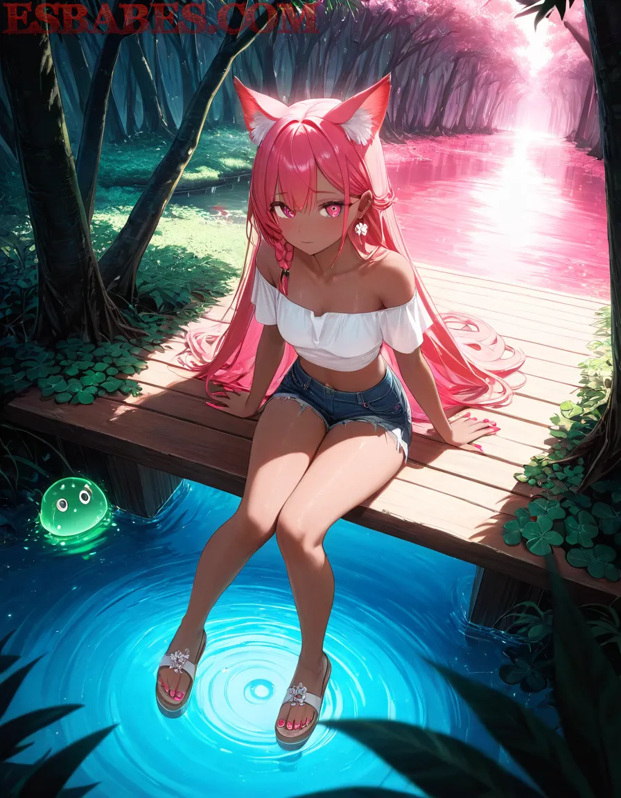 Arte ilustración increíble de Apothecary Diaries Kaiju No 8 Anime Online Anime Trailer Oppai generado por IA