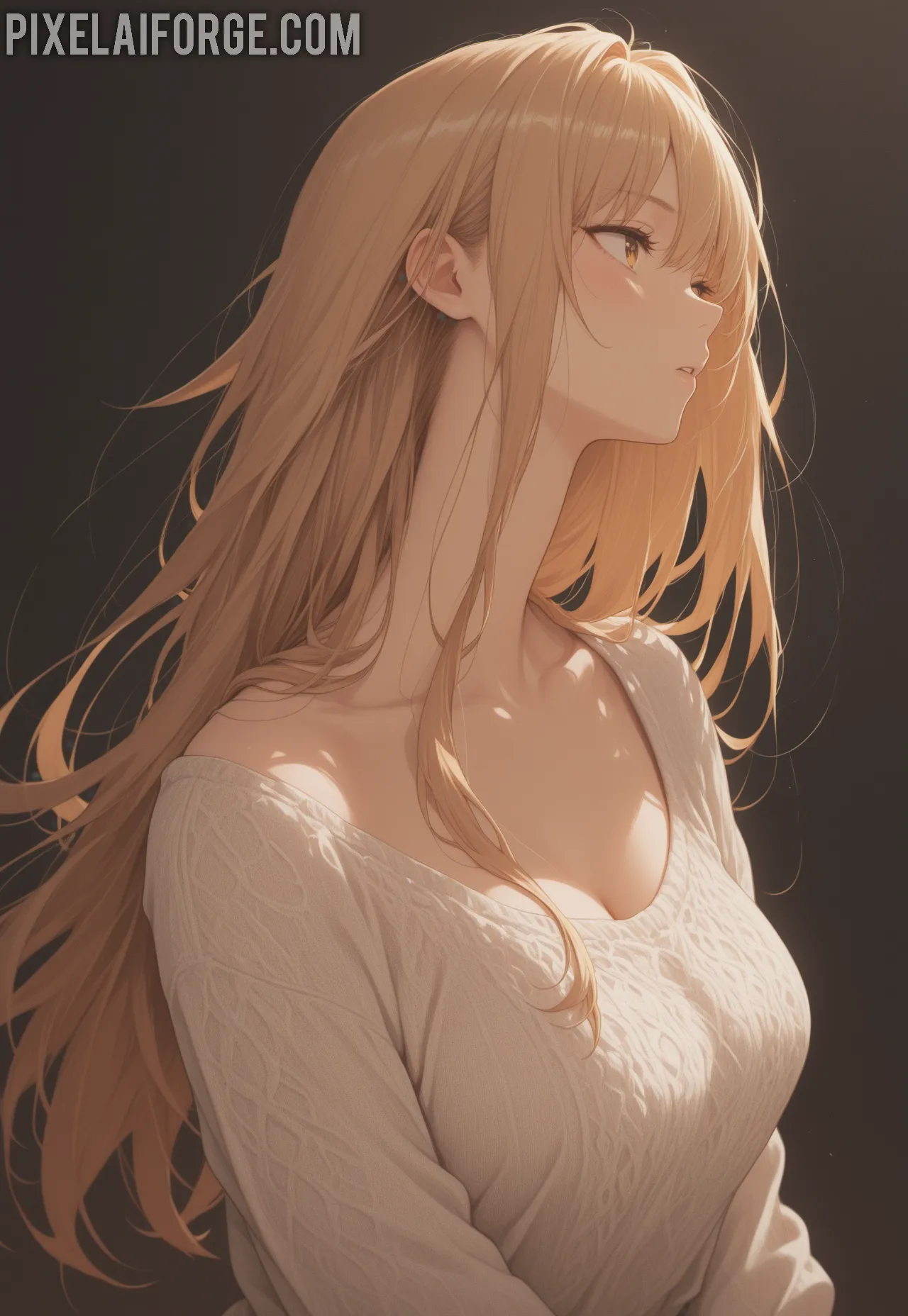 Arte ilustración increíble de Apothecary Diaries Oshi No Ko Death Note Bishoujo Lolicon generado por IA