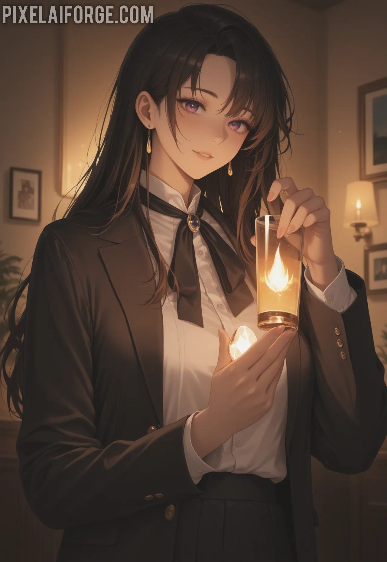 Arte ilustración increíble de Apothecary Diaries Yoasobi Shonen Anime Music Shoujo Ai generado por IA