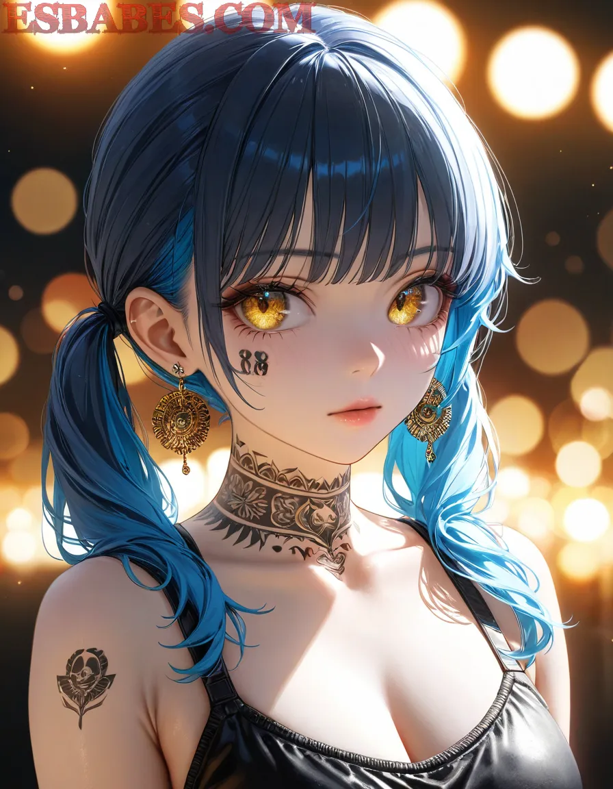 Arte ilustración increíble de Arina Zhen Tetas generado por IA