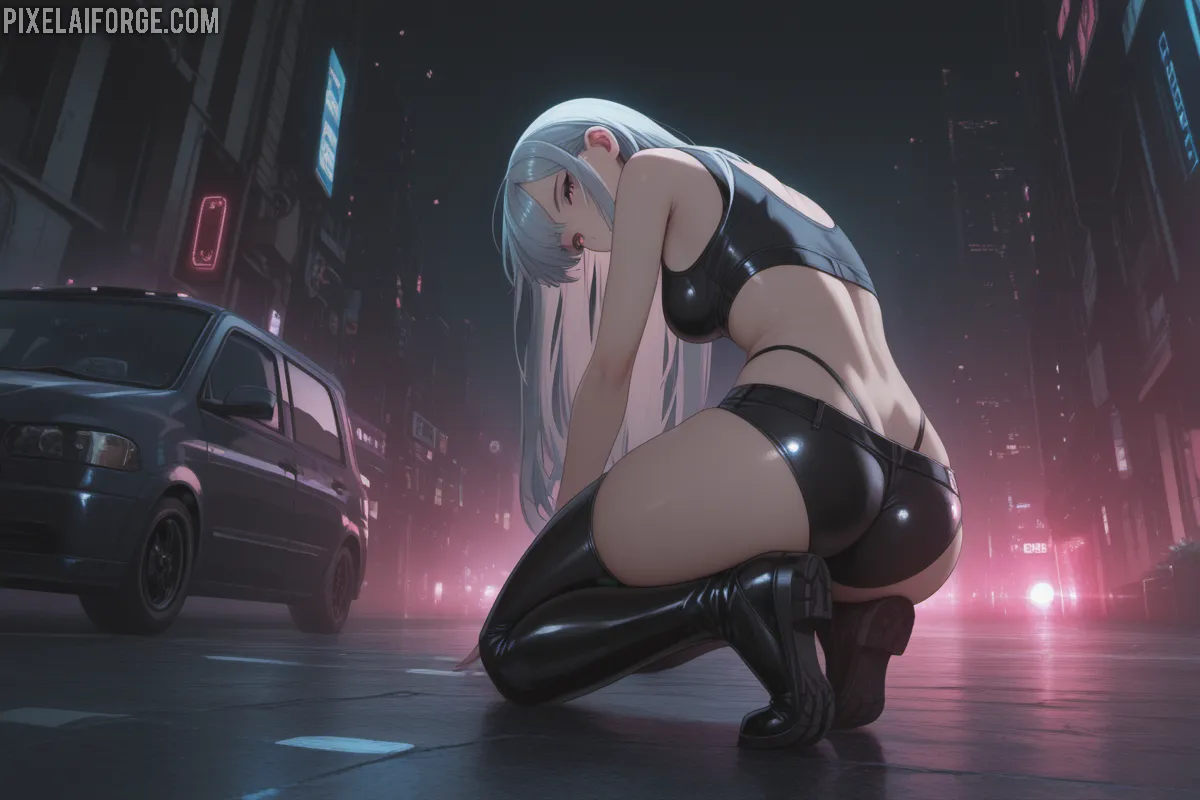 Arte ilustración increíble de Attack On Titan Anime Games Vinland Saga Catgirl Yandere generado por IA