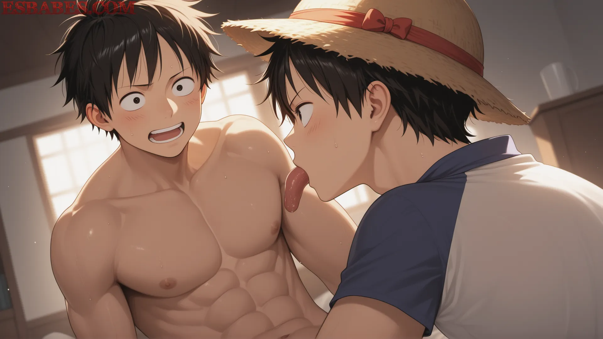 Arte ilustración increíble de Attack On Titan Anime List Anime News Ecchi Reverse Harem generado por IA