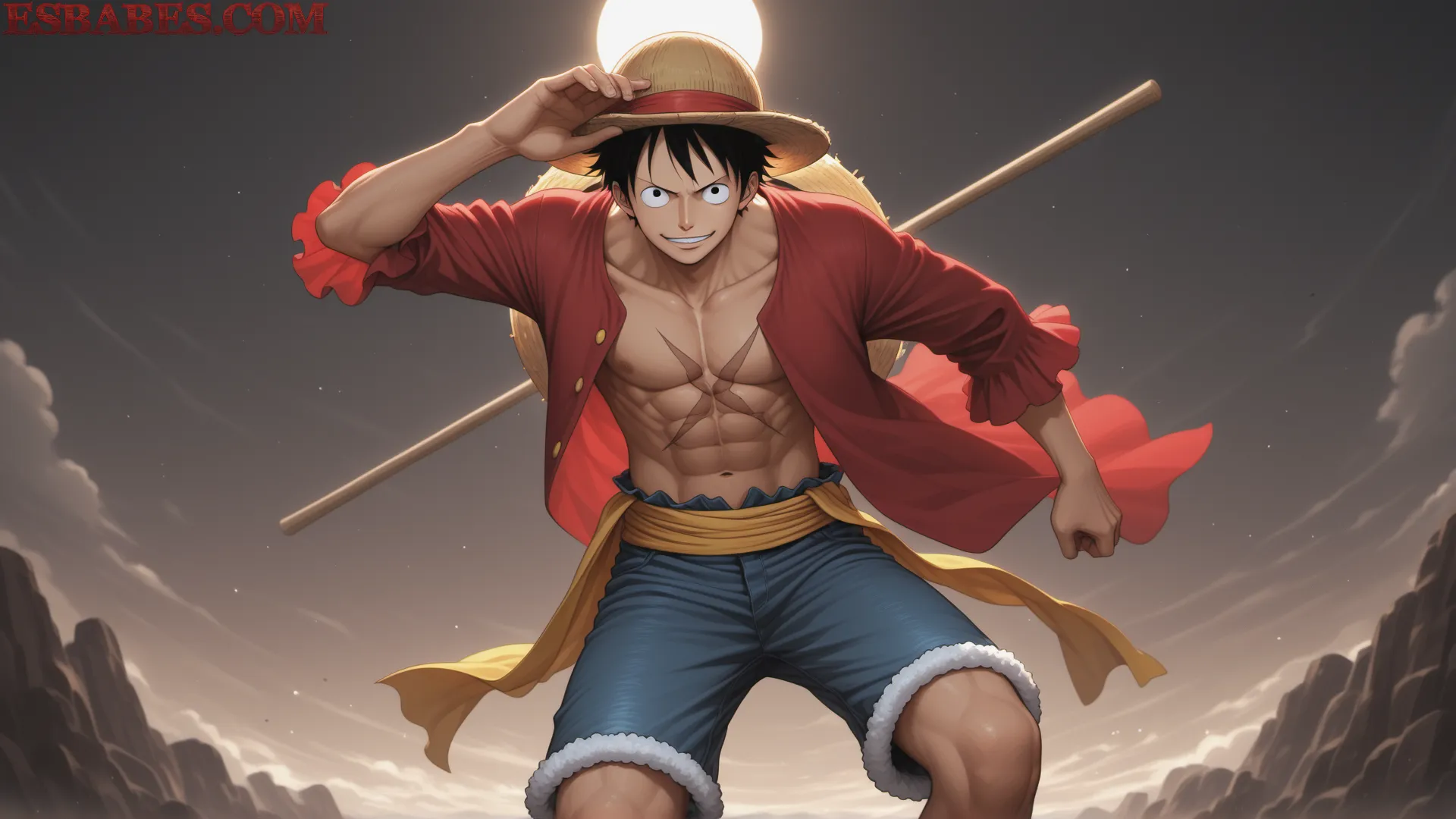 Arte ilustración increíble de Attack On Titan Best Anime Anime Wallpaper Moe Senpai generado por IA