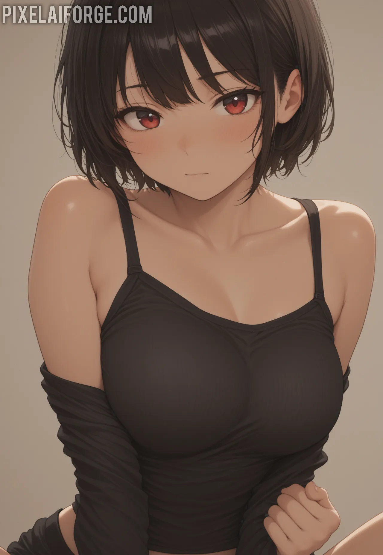 Arte ilustración increíble de Attack On Titan Yoasobi Anime Dubbed Neon Genesis Evangelion Ecchi generado por IA