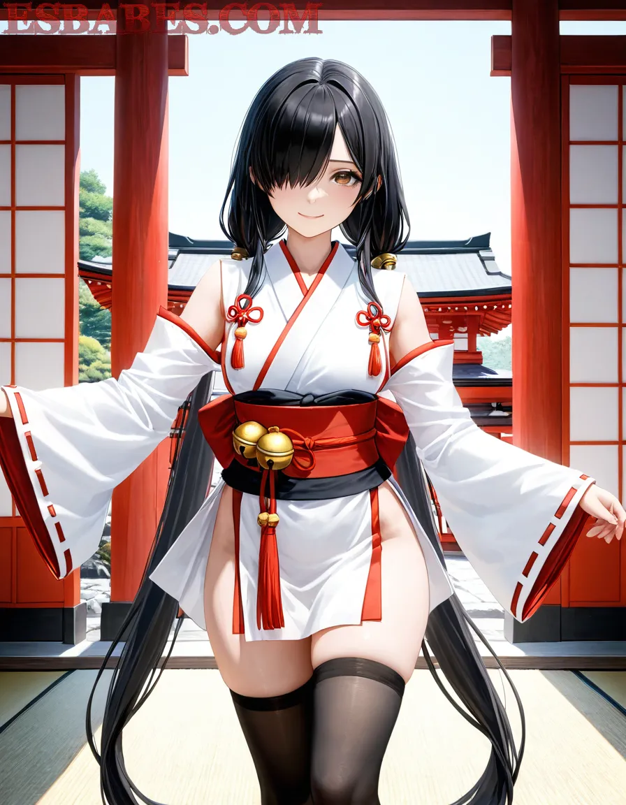 Arte ilustración increíble de Ava Black Desnuda generado por IA