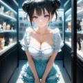 Arte ilustración increíble de Best Anime Anime Season Cosplay Anime Ero Maid generado por IA