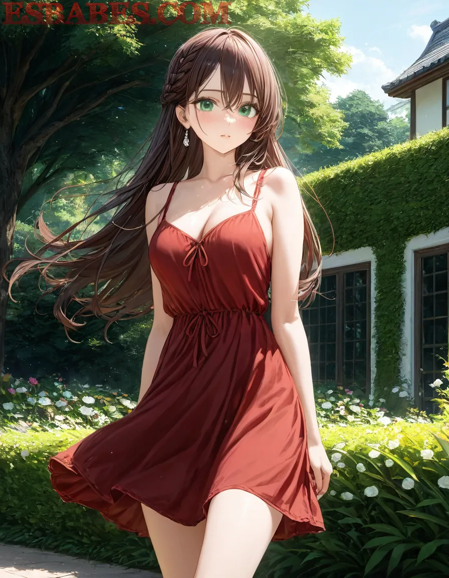 Arte ilustración increíble de Best Anime Bishoujo Bara Tsundere Senpai generado por IA