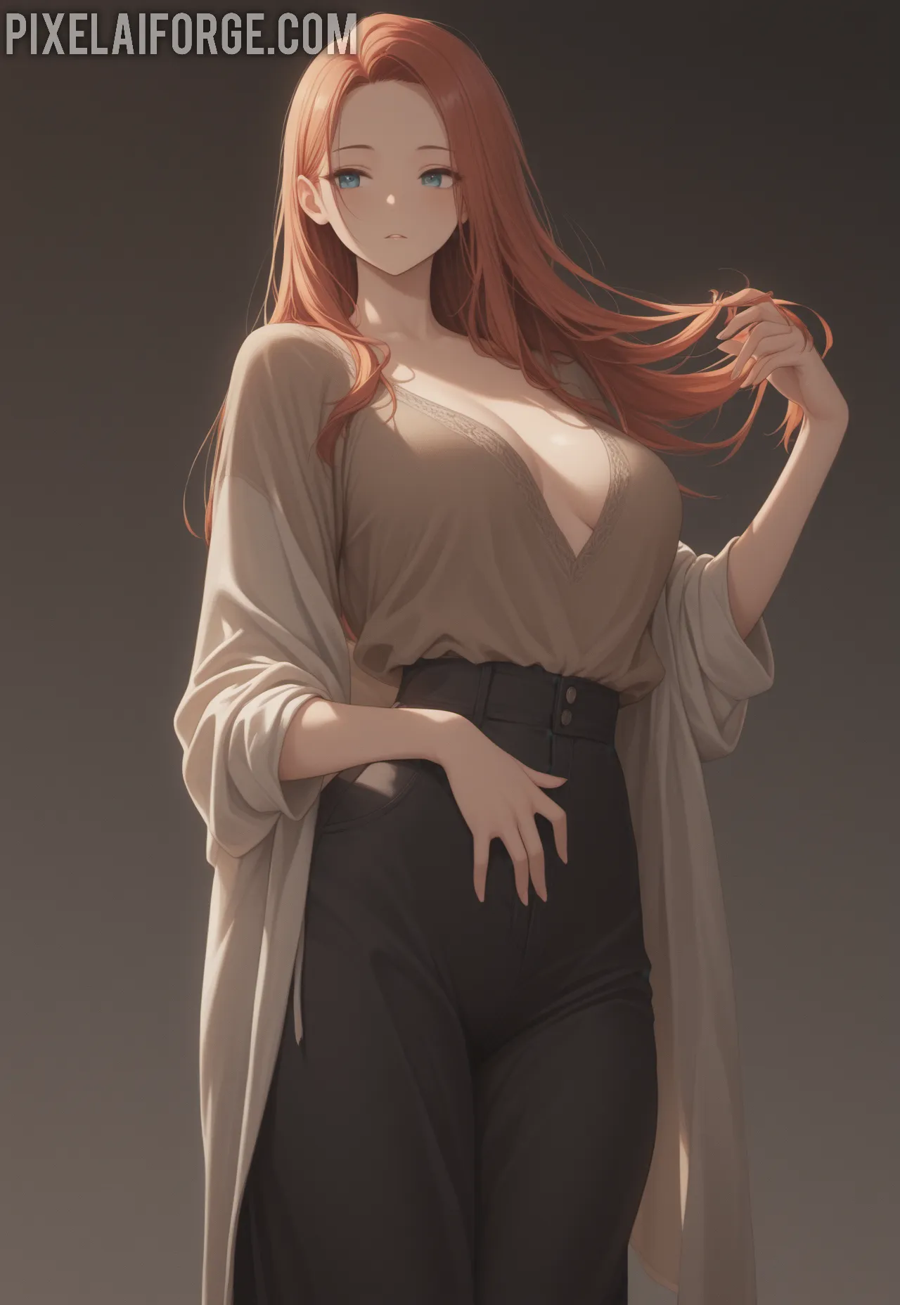 Arte ilustración increíble de Best Anime Hidive Steins Gate Vinland Saga Catgirl generado por IA