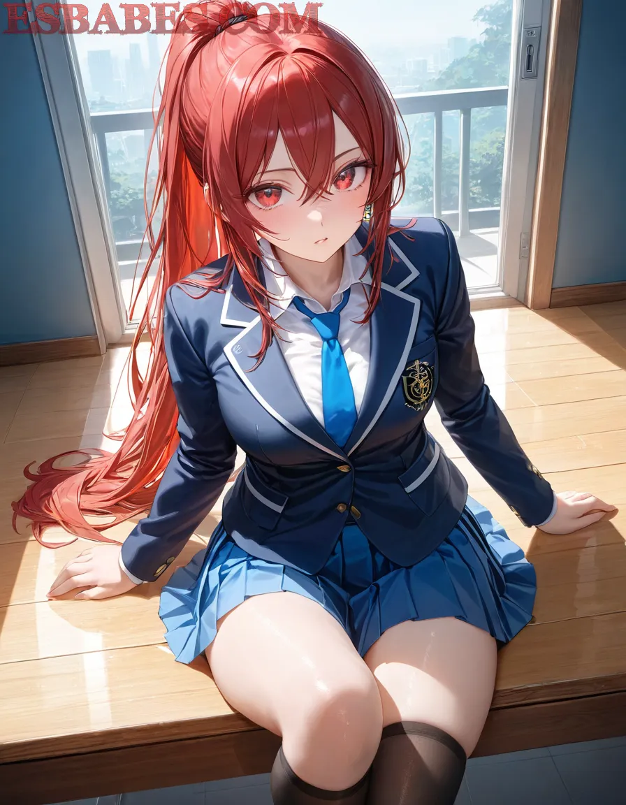 Arte ilustración increíble de Best Anime Oshi No Ko Blue Box Steins Gate Ecchi generado por IA