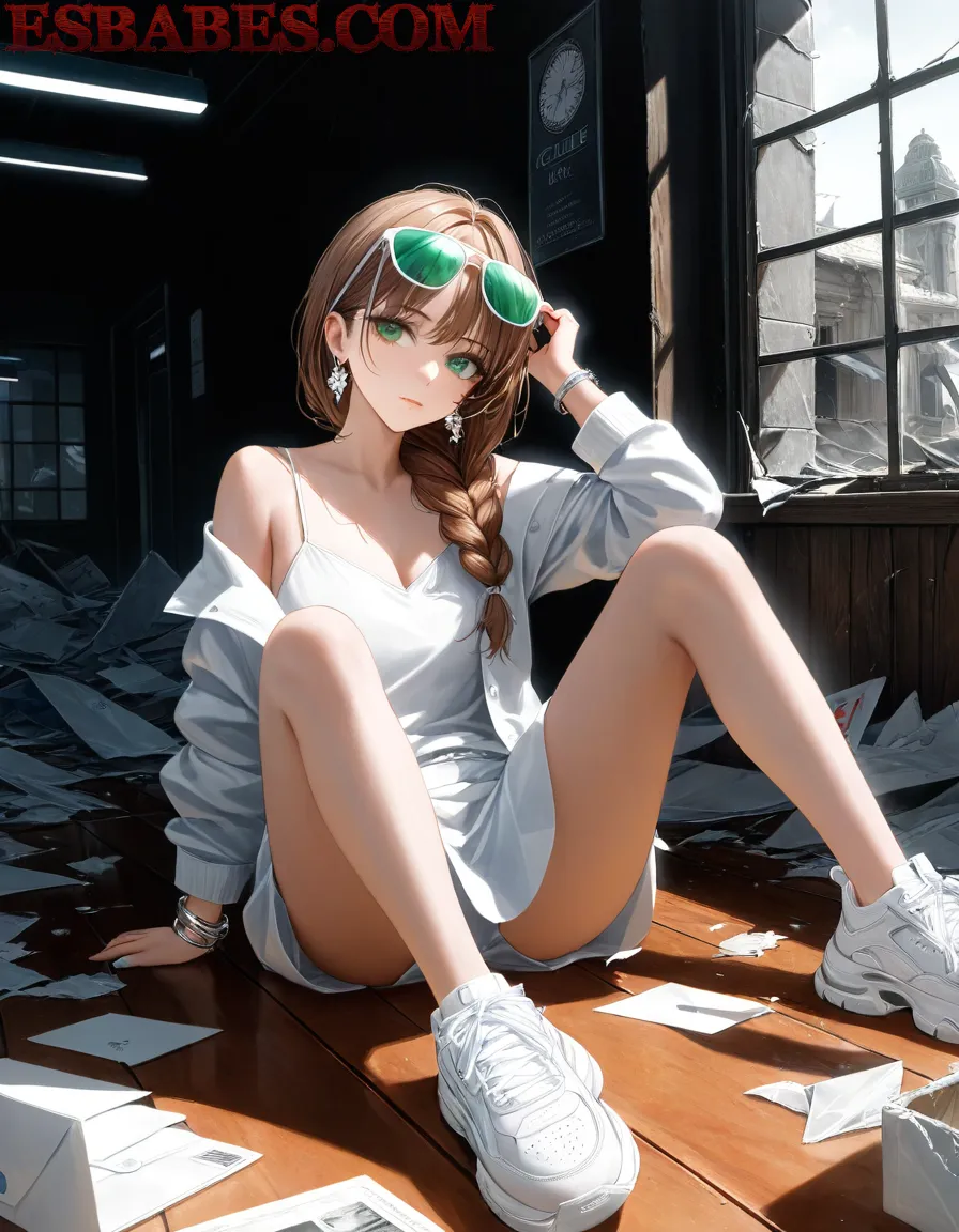 Arte ilustración increíble de Bleach Anime Games Lazarus Eren Yeager Steins Gate generado por IA