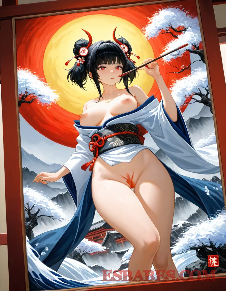 Arte ilustración increíble de Chicas Lindas 3d De La Ia Parte Seis generado por IA