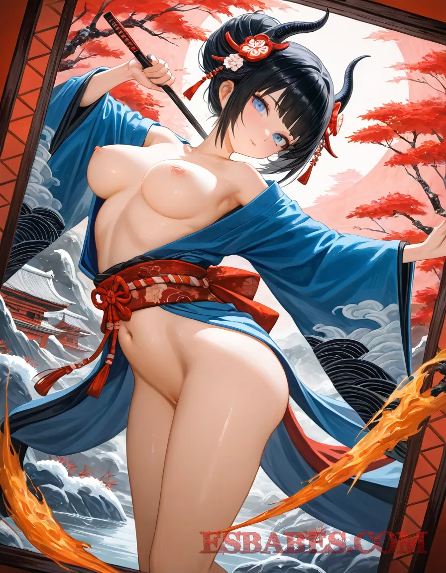 Arte ilustración increíble de Clannad Nagisa Furukawa generado por IA