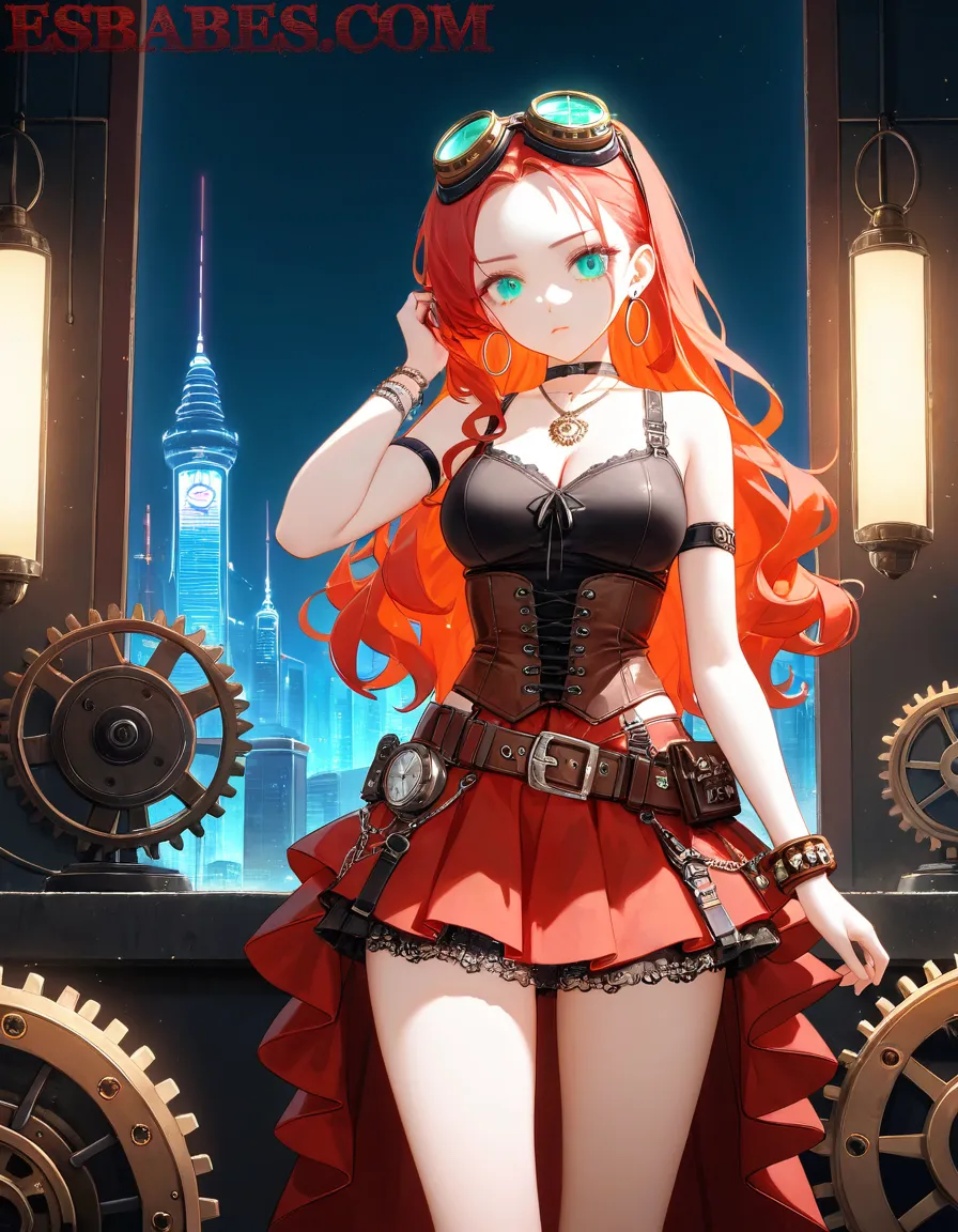 Arte ilustración increíble de Cosplay Anime Edit Luffy Neon Genesis Evangelion Funimation generado por IA