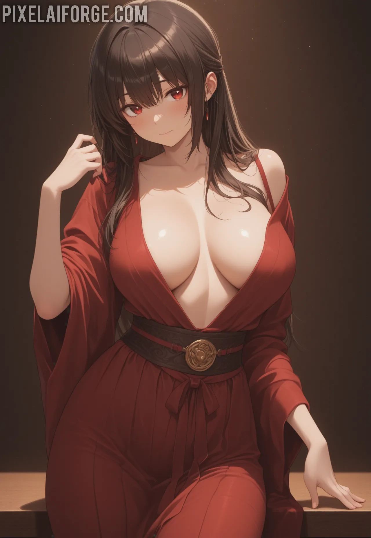 Arte ilustración increíble de Cosplay Anime Opening Frieren Blue Box Top Anime generado por IA