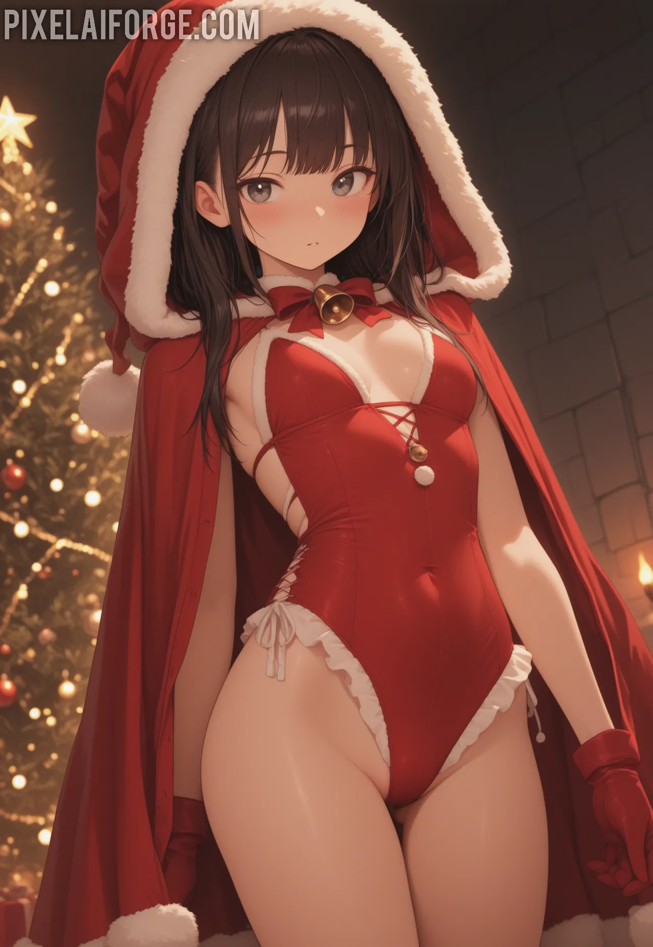 Arte ilustración increíble de Cosplay Cowboy Bebop Blue Box Steins Gate Anime Merch generado por IA